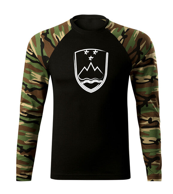 DRAGOWA Fit-T majica z dolgimi rokavi, slovenski znak