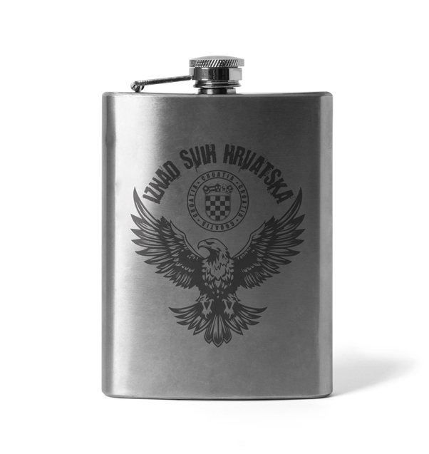 DRAGOWA "Iznad svih Hrvatska" gravirana steklenica 210 ml