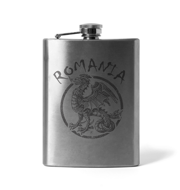 DRAGOWA gravirana ploskačka Romunski drak, 210 ml
