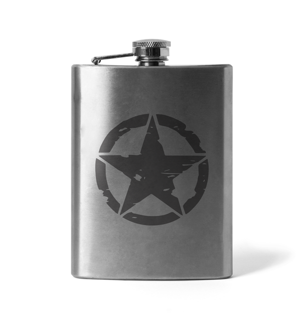 DRAGOWA Star 210 ml gravirana ploskačka