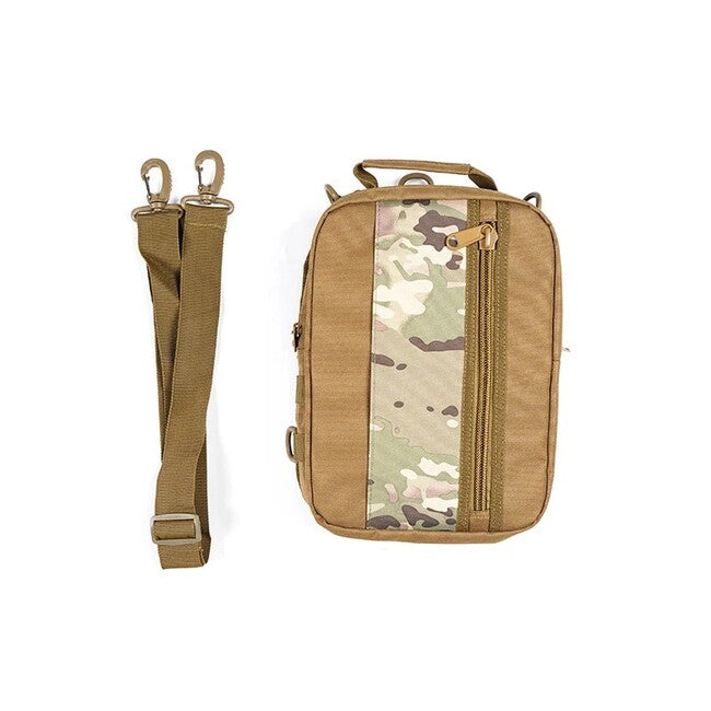 DRAGOWA hrudna torba, multicam+coyote