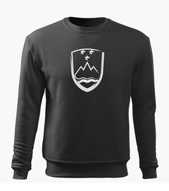 DRAGOWA moški pulover slovenski znak, siva