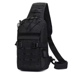 DRAGOWA TACTICAL Oscar Single Strap Backpack, Black