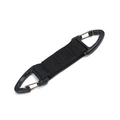 DRAGOWA Tactical Basecamp Reversible Carabiner, Black