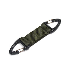 DRAGOWA Tactical Basecamp Reversible Carabiner, Green