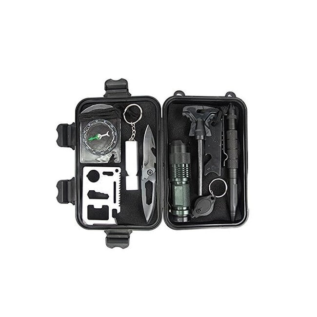 DRAGOWA Tactical komplet za na prostem za preživetje 10v1, Pine, majhna