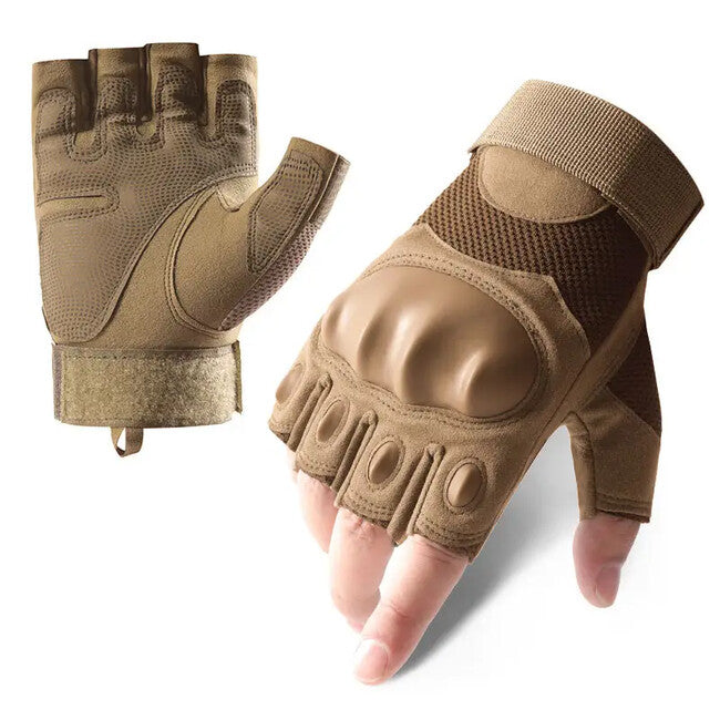 DRAGOWA TACTICAL Alfa kratke taktične rokavice, khaki