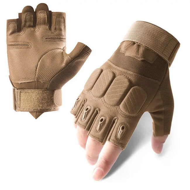DRAGOWA TACTICAL Storm kratke taktične rokavice, khaki