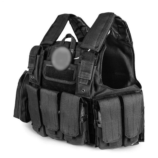 DRAGOWA Tactical Heavy Duty Vest, Black