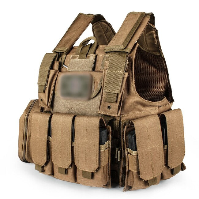 DRAGOWA Tactical Heavy Duty Vest, Coyote
