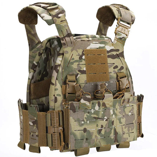 DRAGOWA with Quick-Release Buckle Vest, Coyote