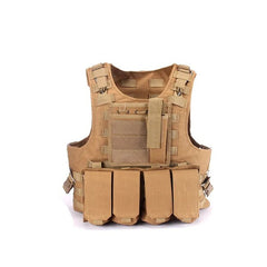 DRAGOWA Heavy Duty telovnik vojaški, Coyote