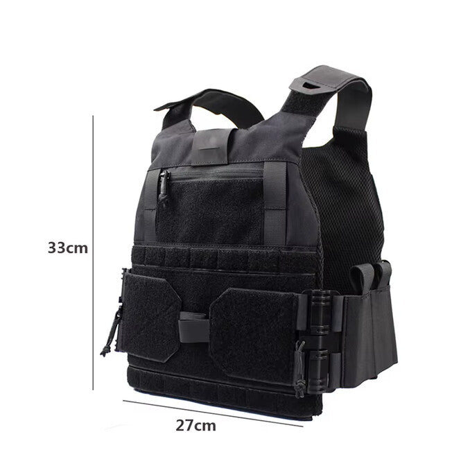 DRAGOWA Tactical Maverick Tactical Vest, Black CP