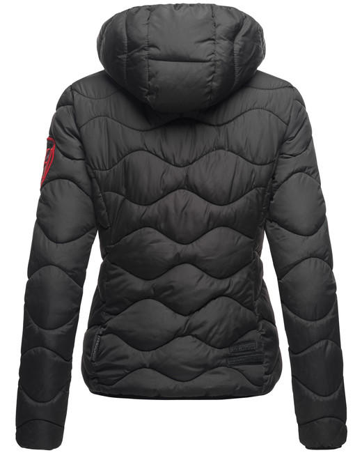 Navahoo KEY COLOR women's winter hooded jacket, black