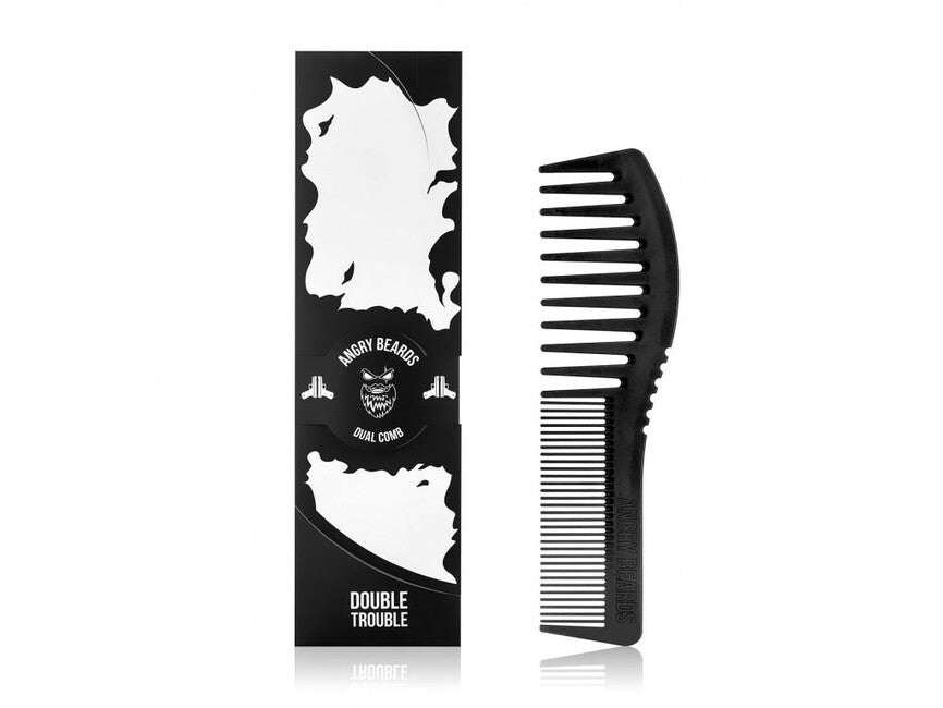 Angry Beards Dual Comb glavnik za brado in brke