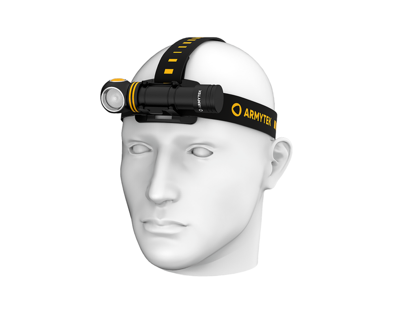 ArmyTek Elf C2 USB-C naglavna svetilka LED z napajanjem z akumulatorja 1100 lm ročna svetilka, bela