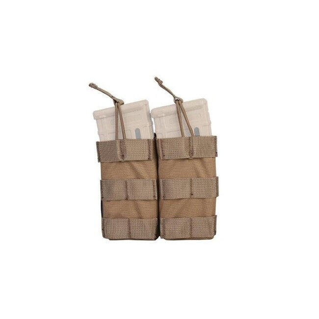 Emersongear Modular Open Double Magazine Pouch 5.56, Coyote