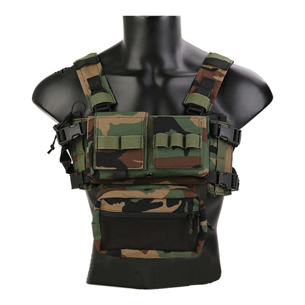Emersongear Micro Fight Chissis MK3 telovnik 500D, woodland