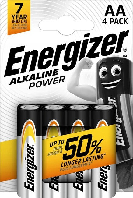 Energizer AA/4 alkalna baterija LR6/4, 4 kosi