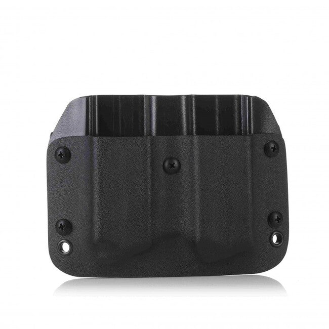 Falco Kydex Vertical Holster F902 2021 for Two Glock 19 Magazines, Black Left