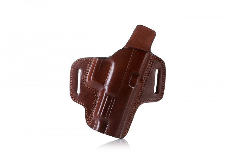 Falco Premium tok za pas pancake usnjeno odprto Glock 17, rjav, desni