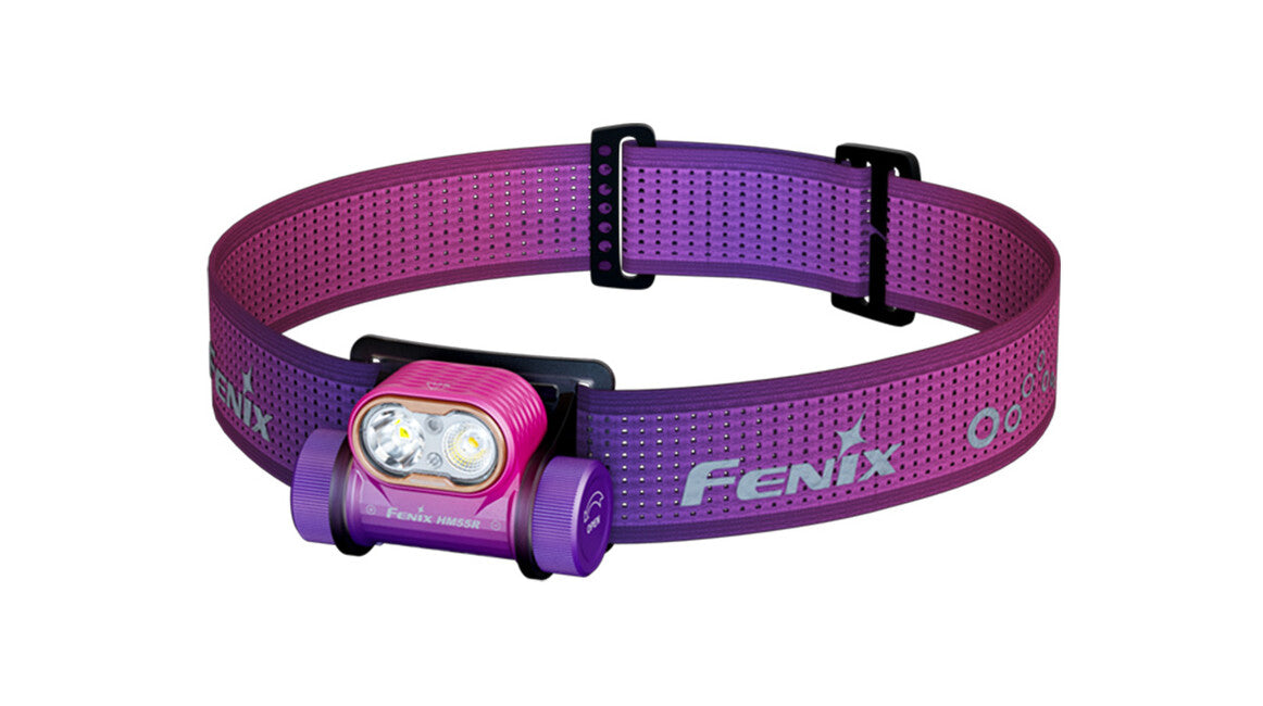 Fenix HM55R polnilna naglavna svetilka, megla