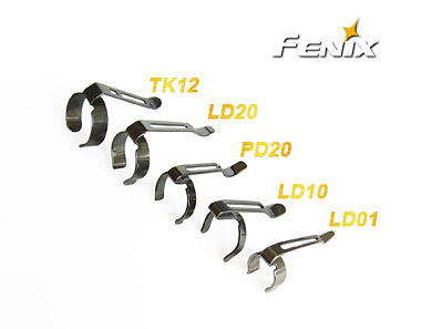 Fenix Replacement Clips for Fenix Flashlights - Fenix TK15 and TK22
