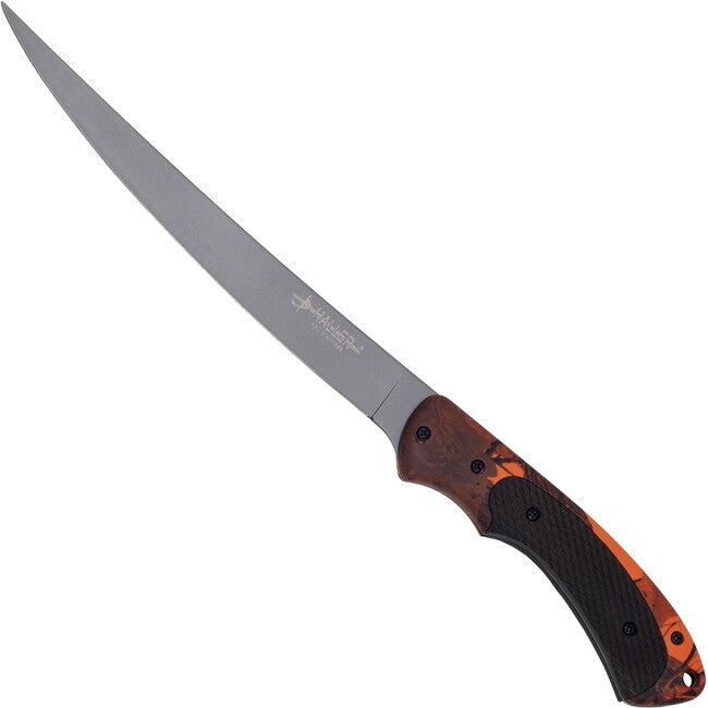 Haller Filetier Griff Fillet Knife, Orange/Camo