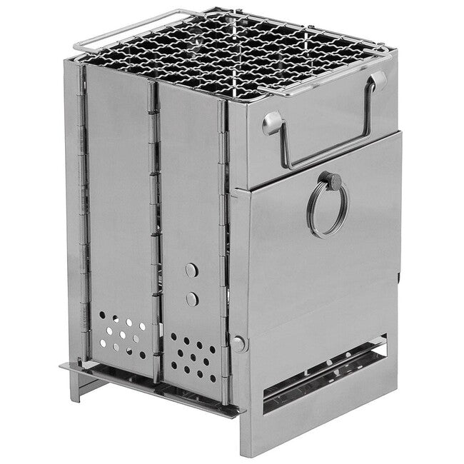Fox Outdoor Portable Grill with Stainless Steel Grate, Foldable