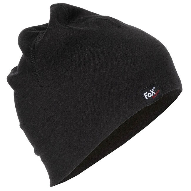 Fox Outdoor Merino Lite kučma, črna