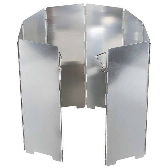 Fox Outdoor aluminijasta zaščita za kuhalnik zad vetrom 8 lamel