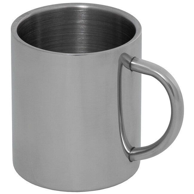 Fox Outdoor Double-Wall Cup, Stainless Steel, 250 ml