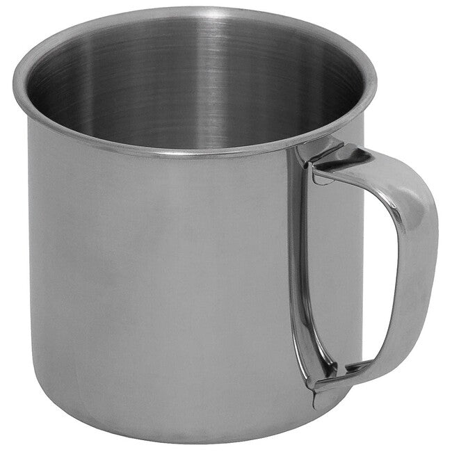Fox Outdoor Single-Wall Cup, Stainless Steel, approx. 250 ml