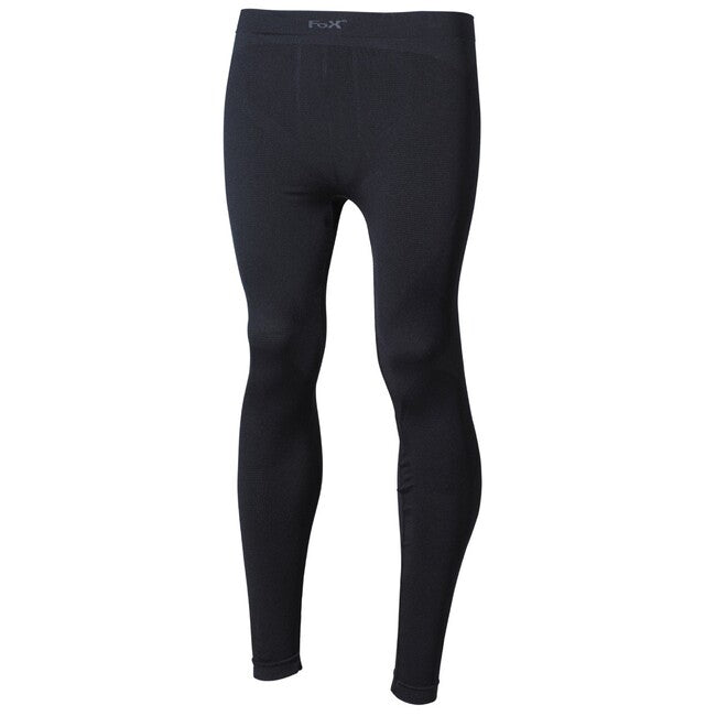 Fox Outdoor termo-funkcionalne dolge spodnje hlače, črne