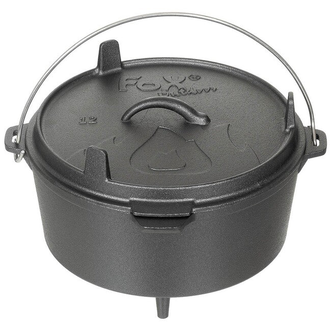 Fox Outdoor lonček na ogenj litina, cca 5,7 l