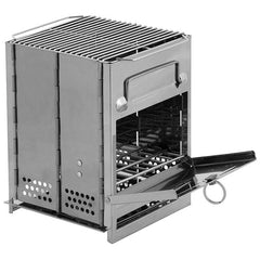 Fox Outdoor Folding Camping Stove Small with Stainless Steel Grate