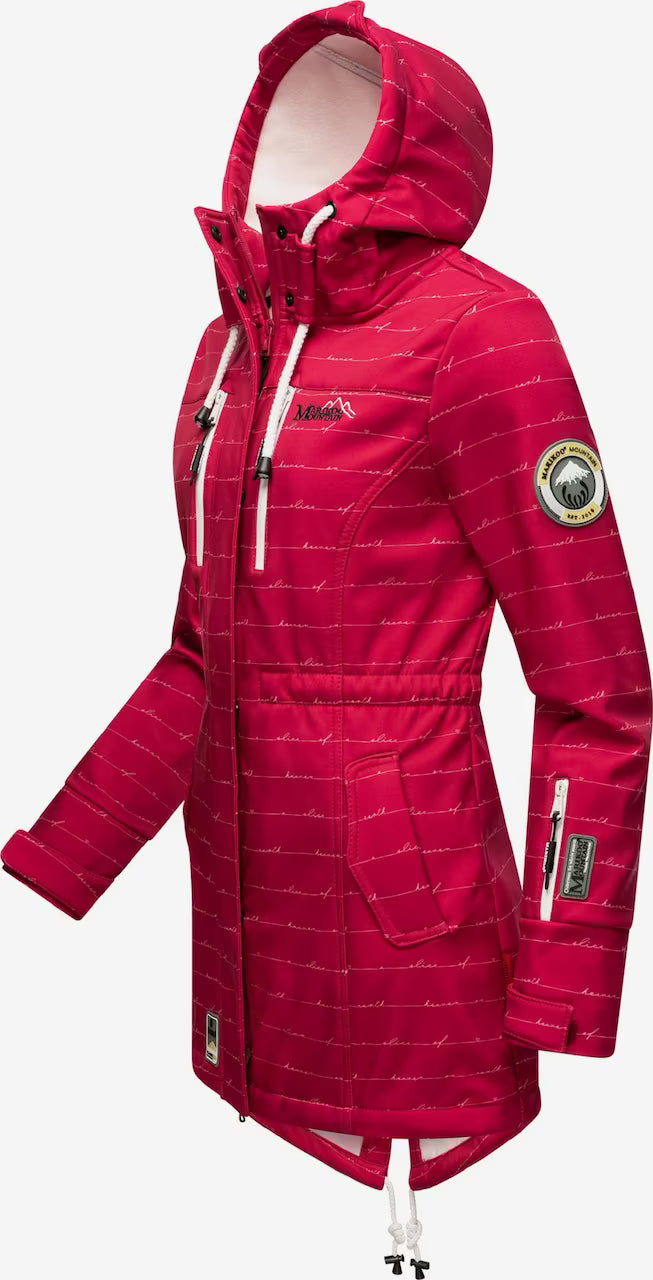 Marikoo ZIMTZICKE P Women's Winter Softshell Jacket with Hood