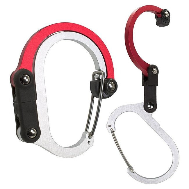 Gear Aid Heroclip M Carabiner, Hot Red