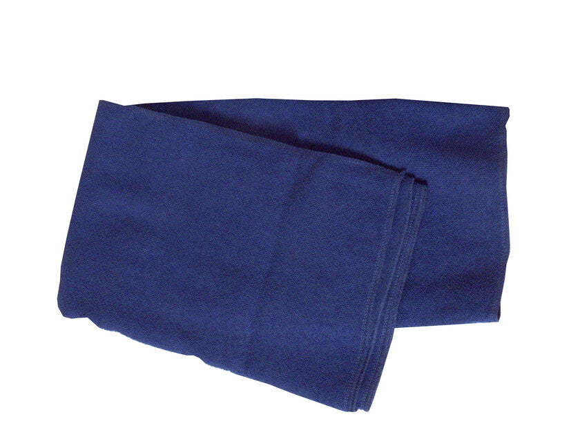 GearAid Microfiber Towel brisača iz srebrnega mikrovlakna s sitasto vrečko in flanelasto na obraz Frote 75 x 120 cm, modra
