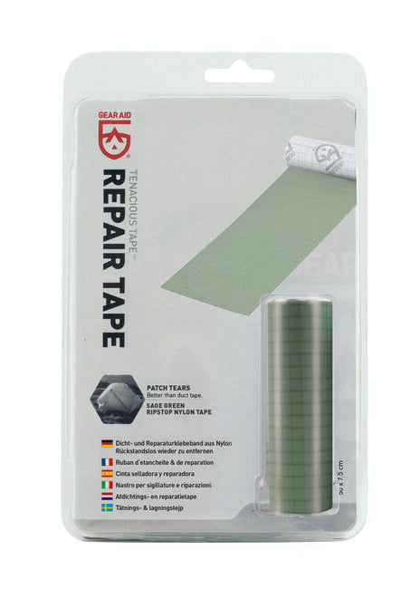 GearAid Tenacious Tape Repair Tape, Sage Green