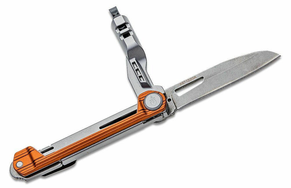 Gerber večnamenski nož 3 funkcije, 6,3 cm, oranžen