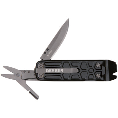 Gerber Lockdown Slim Pry večnamenski nož, črn