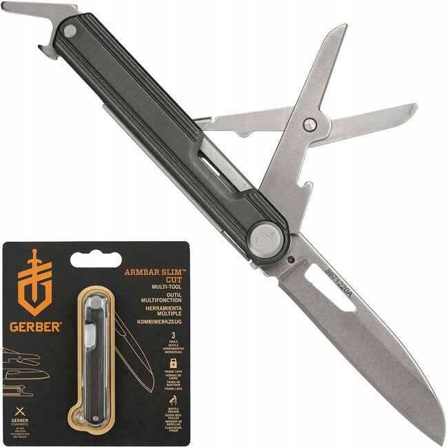Gerber Onyx večnamenski nož 3 orodja, 6,3 cm, črn