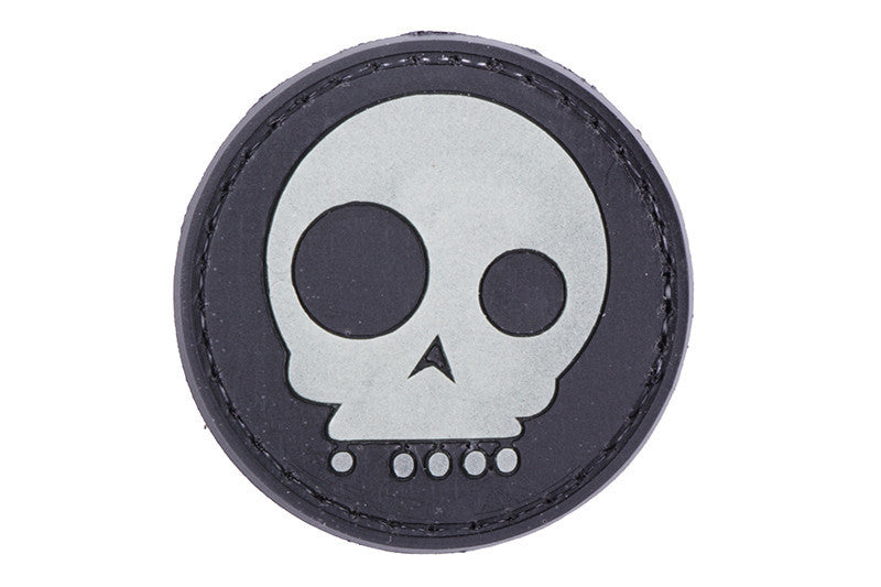 WARAGOD Tactical Funny Skull našitek 4cm, črna
