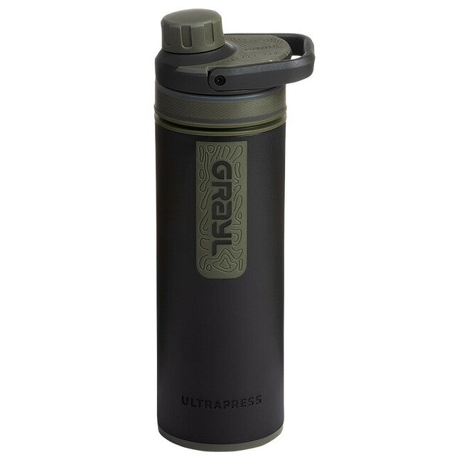 GRAYL UltraPress filtrirna steklenica 500 ml, črno-zelena