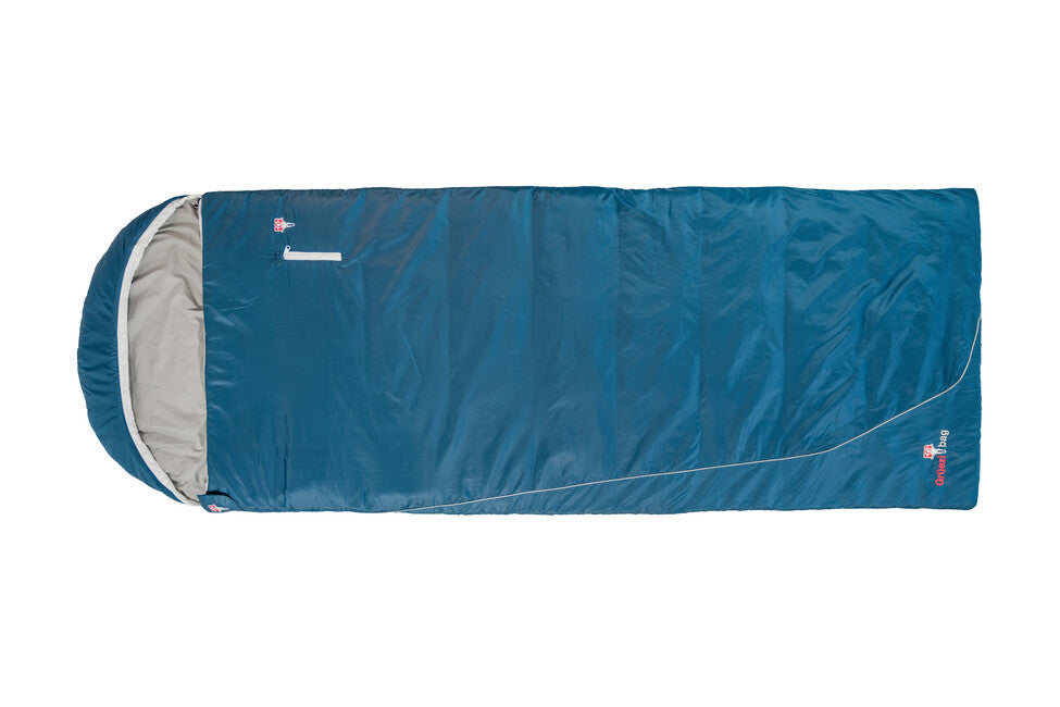 Grüezi-Bag Cotton Comfort Grueezi spalna vreča, temno modra, desna