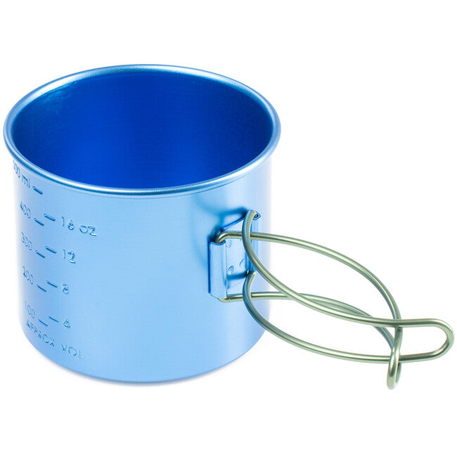 GSI Outdoors Bugaboo Bottle Cup lonček iz aluminija 591 ml, moder