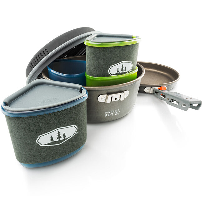 GSI Outdoors Pinnacle Backpacker kampinski komplet za jedilni pribor