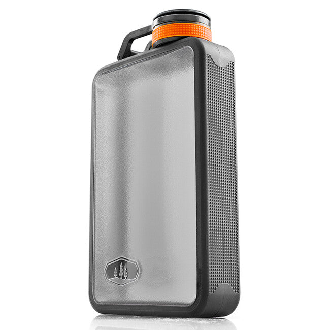 GSI Outdoors Boulder Flask ploskačka, temno siva, 295 ml