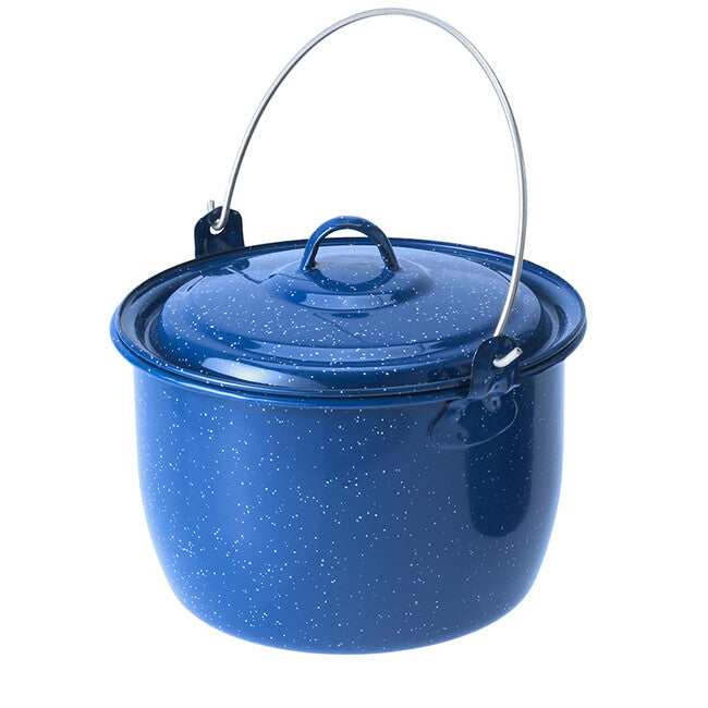 GSI Outdoors Convex Kettle emaliiran lonček 2,8 l, modra